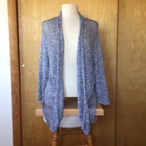 Eileen Fisher Grey Cotton Cardigan XL